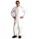 VWR Coveralls Made With Dupont Tyvek Isoclean Material Coveralls With Attached Boots, Case of 25, IC190SWHMDVD