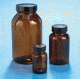 VWR Packers, Case of 1, Amber, Wide Mouth Convenience Packs With Caps Attached, VW5220128V26
