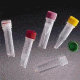 VWR Screw-Cap Microcentrifuge Tubes 3605-842-300 Color-Coded Inserts