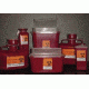 VWR Sharps Container Systems 186Wv Extended Neck Sharps Containers Large, Case of 12, Wide Opening, 19001-028