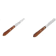 VWR Spatulas with Wooden Handles 11648-150 Standard Blade Spatulas