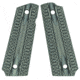 VZ Grips 1911 Double Diamond Grip Panels, Diamond Texture G10, Black/Gray, DDBGXA
