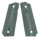 VZ Grips 1911 Operator II Grip Panels, Aggressive Textured G10, Black/Gray, O2BGXA