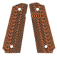 VZ Grips 1911 Operator II Grip Panels, Aggressive Textured G10, Tiger Strip, O2TSXA