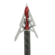 Wac Em Steel Slipcam Hybrid 4-Blade Broadhead w/ Slipcam w/ Free Strobing Fit Nock, 100 grain, WAS4200
