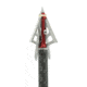Wac Em Steel Slipcam Hybrid 4-Blade Broadhead w/ Slipcam w/ Free Strobing Fit Nock, 100 grain, WAS4200