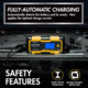 Wagan 4A Intelligent Battery Charger, Yellow, One Size, EL7403