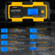 Wagan 4A Intelligent Battery Charger, Yellow, One Size, EL7403