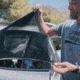 Wagan Easy Air Auto Screen, Set of 2, Black, Small, IN6009
