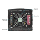Wagan ProLine 3000W Inverter &amp; Remote 12V, Black, One Size, EL3742