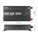 Wagan Pure Line 2000W Pure Sine Inverter, ETL, Black, One Size, EL3808