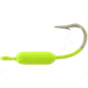 Wahoo Fishing Products Wahoo Yellowtail Fever Jighead, 1/16 oz, Sz 2 Hook Limetreuse, 10/Bag, WAH-YTJ16-LT