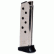 Walther PPK/S 7 Round .380 ACP Magazine w/Finger Rest, Nickel, 1 Pack, Steel, 2246012-7RD