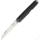Walther MPK Modern Prestige Folding Knife, 3.88in Closed, 3in Satin 440C SS Wharncliffe Blade, Black Textured Polymer Handle, Pocket Clip, Black Nylon Belt Sheath, Black, 5.0791-US