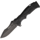 Walther P99 Linerlock Folding Knife,4in,440 Stainless Steel,Standard Edge,Black Synthetic Handle WAL50749