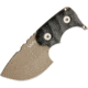 Wander Tactical Tryceratops Fixed Blade Knife, 2.75in, Black, Micarta Handle WTK04BE