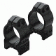 Warne Maxima Steel Rings, 1in, Weaver/Picatinny, PA, Low - Matte 200M