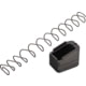 Warne Glock 17/22 PMAG Magazine Extension, Capacity +5/9mm, Black, 3151