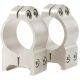 Warne High Maxima Scope Rings w/Silver Finish 202S
