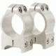 Warne Maxima Steel Rings, 1in, Weaver/Picatinny, PA, Low - Silver 200S
