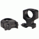 Warne MSR Flat Top Quick Detach 2 Piece Rings, Ultra High, 1 Inch Diameter, Black, A404LM