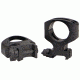 Warne MSR Flat Top Quick Detach 2 Piece Rings,Ultra High, 30mm Diameter, Black, A417LM