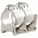 Warne Maxima Steel Rings, 1in, Weaver/Picatinny, QD, High - Silver 202LS