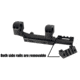 Warne Team Warne 1in. Rapid Acquisition Multi-Sight Platform Scope Mount, BLACK Matte Finish RAMP1TW