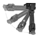 Warne Skyline Precision Bipod, 7901M