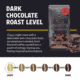 Warpath Coffee Dark Chocolate Ground Coffee, Light Roast, Black, 12 ounce, 112, 112