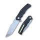 We Knife Co Ltd 709 3.9in Tanto Folding Blade w/Black G10 Handle 4015658