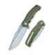 We Knife Co Ltd 709 3.9in Tanto Folding Blade w/Green G10 Handle 4015655