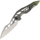 We Knife Co Ltd Arrakis Framelock Folding Knife, 3.5 satin finish Bohler M390 stainless blade, Green and gray titanium handle, 906D