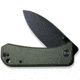 We Knife Co Ltd Banter Folding Knife, 2.9in, Carbon Steel, Green Micarta Handle, 2004J