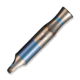 We Knife Co Ltd Blue Ti Whistle With 1pc Brown Paracord - A-05BP