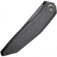 We Knife Co Ltd Cybernetic Black Folding Knife, 5in Closed, 4in Black Stonewash CPM-20CV SS Blade, Black Stonewash Titanium Handle, Nylon Case, WE22033-1