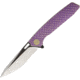 We Knife Co Ltd Dragon Scale Purple Satin Folding Knife,4in,CPM S35VN Steel,Drop Point,Purple,Titanium Handle WE604N