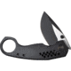 We Knife Co Ltd Envisage BSW Folding Knife, 4.88in Closed, 2.38in Black Stonewash/Satin CPM-20CV Drop Point Blade, Black Stonewash Titanium Handle, Nylon Sheath, WE22013-2
