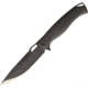 We Knife Co Ltd Fixed Blade Carbon Fiber Black Fixed Blade Knife, 4in, S35VN Steel, Standard Edge, Black and Satin, Black, Carbon Fiber Handle WE607A