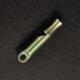 We Knife Co Ltd Green Ti Whistle With 1pc Brown Paracord - A-05CP