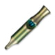 We Knife Co Ltd Green Ti Whistle With 1pc Brown Paracord - A-05CP