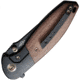 We Knife Co Ltd Nitro Mini Framelock Micarta WE220154