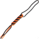 We Knife Co Ltd Paracord Lanyard, 8.25in Overall, Orange And Black Braided Paracord Construction, A03C