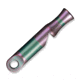 We Knife Co Ltd Purple Ti Whistle With 1pc Brown Paracord - A-05AP