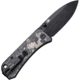 We Knife Co Ltd Banter Folding Knife, 2.9in, Carbon Steel, Marble Carbon Fiber Handle, 2004H