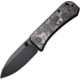 We Knife Co Ltd Banter Folding Knife, 2.9in, Carbon Steel, Marble Carbon Fiber Handle, 2004H