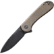 We Knife Co Ltd We Knife Elementum 2.96'' Bronz Titanium/stnwsh 20cv Frm Lock