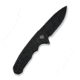 We Knife Co Ltd Starlash Flipper Knife Black Titanium Handle 3.97inch Black Stonewashed Bohler M390 Blade