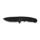 We Knife Co Ltd Starlash Flipper Knife Black Titanium Handle 3.97inch Black Stonewashed Bohler M390 Blade