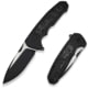 We Knife Co Ltd Starlash Folding Knife, 3.97in, Bohler M390 Stainless Steel, Drop Point Blade, 6Al4v Titanium Black/White Handle, WE23011D-1